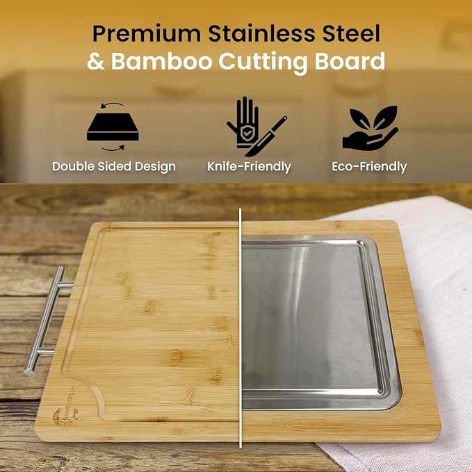 2-in-1 Bamboo Cutting Board With Handle suppliers